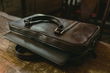 Laptop bag Solier SL25 vintage brown