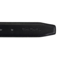 Vyriškas juodos spalvos odinis diržas Pierre Cardin (GG33108)