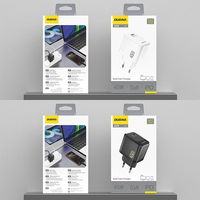Baltas 45W GaN USB-C sieninis įkroviklis