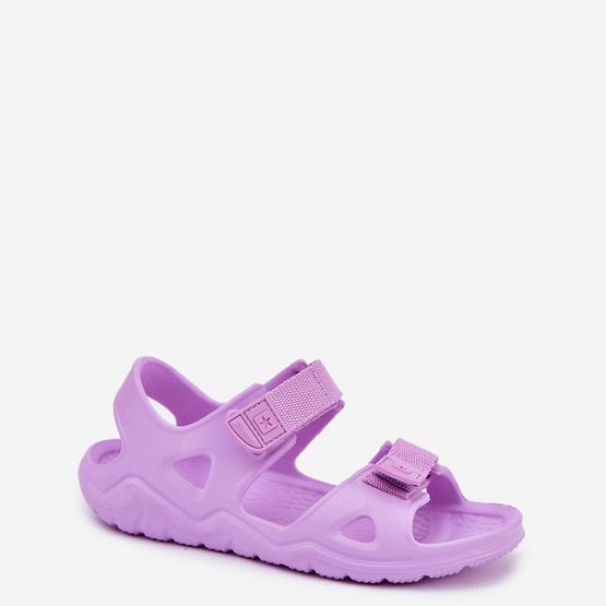 Violetinės spalvos patogios putų basutės vaikams (BSB37109)