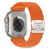 Oranžinis nailoninis dirželis Apple Watch laikrodžiui