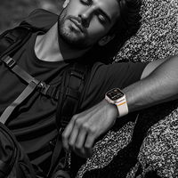 Pilkas nailoninis dirželis Apple Watch laikrodžiui