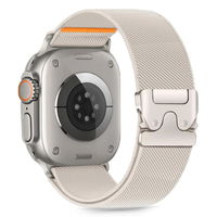 Pilkas nailoninis dirželis Apple Watch laikrodžiui
