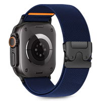 Tamsiai mėlynas nailoninis dirželis Apple Watch laikrodžiui