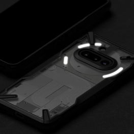 Juodas apsauginis dėklas Nothing Phone 3A telefonui