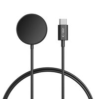 Belaidis USB-C įkroviklis Samsung Galaxy Watch, juodas, 100 cm
