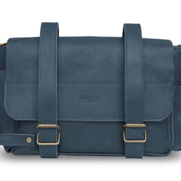 Natūralios odos dviračio krepšys Assen SR02 navy (MRL56943)