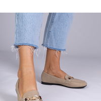 Elegantiški rudi moteriški mokasinai (LKK212798)