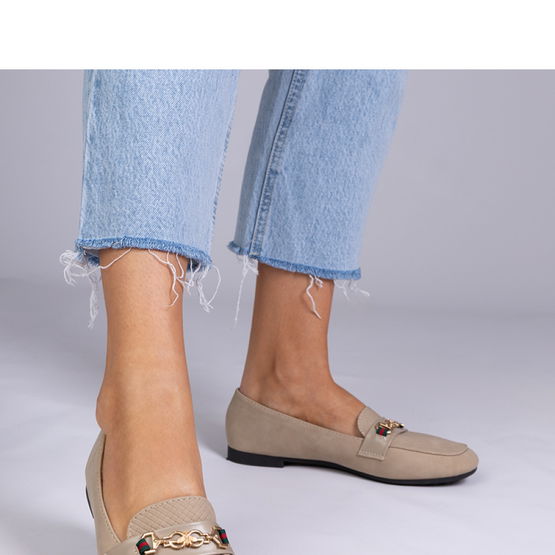 Elegantiški rudi moteriški mokasinai (LKK212798)