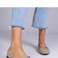 Elegantiški rudi moteriški mokasinai (LKK212798)