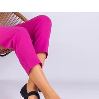 Juodi elegantiški baleto stiliaus bateliai moterims (LKK212808)