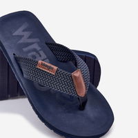 Vyrų tamsiai mėlynos vasarinės šlepetės Wrangler (BSB37046)