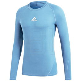 Termo marškinėliai vyrams adidas juodi aktyviam sportui