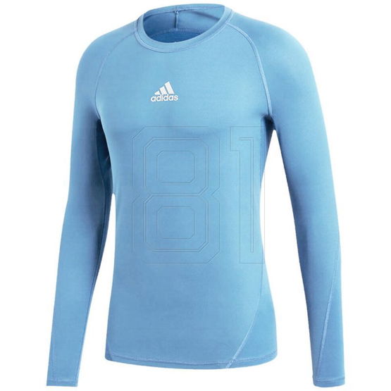 Termo marškinėliai vyrams adidas juodi aktyviam sportui