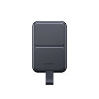 Išorinė baterija juoda, 10000 mAh, su stovu ir MagSafe