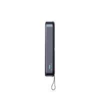 Išorinė baterija juoda, 10000 mAh, su stovu ir MagSafe