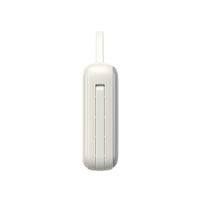 Išorinė baterija su USB-C ir Lightning laidais, balta, 10000 mAh