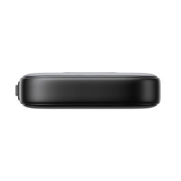 Išorinė baterija su Lightning ir USB-C laidais, juoda, 10000 mAh