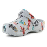Šlepetės vaikams Crocs su lenktyninių automobilių raštu (SW1524081)
