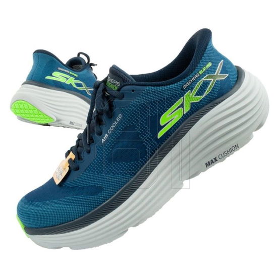 Bėgimo batai vyrams tamsiai mėlynos Skechers Max Cushioning (SW1524512)