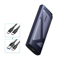 SSD diskų dėklas sidabrinis M.2 NVMe/SATA tipo