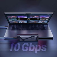 SSD diskų dėklas sidabrinis M.2 NVMe/SATA tipo