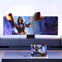HDMI į DisplayPort pilkas kabelis, 2 m, 4K 60 Hz vaizdui