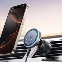 Belaidis automobilinis įkroviklis su MagSafe, juodas