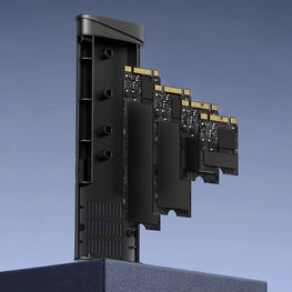 Išorinis SSD diskų dėklas sidabrinis, M.2 NVMe PCIe