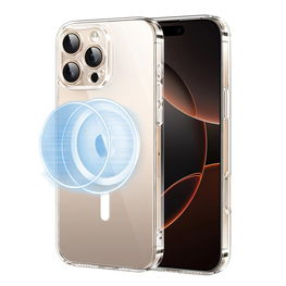 Skaidrus magnetinis dėklas su MagSafe iPhone 16 Pro telefonui