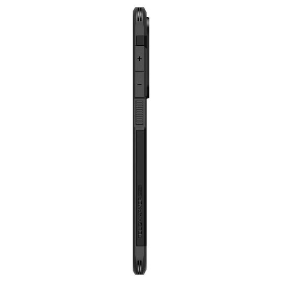 Dėklas Samsung Galaxy S25 Edge telefonui, juodas, su MagSafe