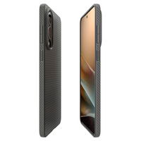 Telefono dėklas Samsung Galaxy S25 Edge, pilkas, Spigen Liquid Air