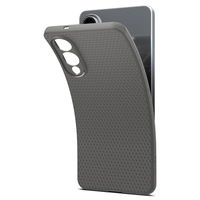 Telefono dėklas Samsung Galaxy S25 Edge, pilkas, Spigen Liquid Air