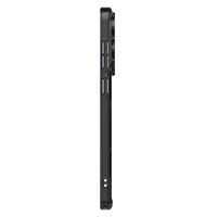 Telefono dėklas Samsung Galaxy S25 Edge, juodas, su MagSafe ir spauda