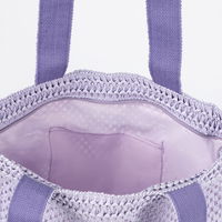 Violetinė paplūdimio rankinė