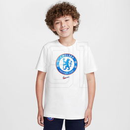 Marškinėliai vaikams Nike Chelsea FC balti laisvalaikiui