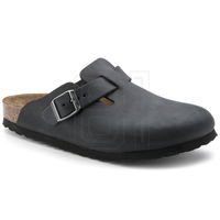 Klumpės Birkenstock Boston rudos spalvos kasdieniam avėjimui