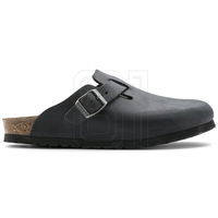 Klumpės Birkenstock Boston rudos spalvos kasdieniam avėjimui