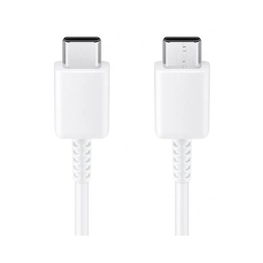 USB-C – USB-C baltas 1 m įkrovimo laidas, 5 A galia