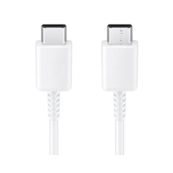 USB-C – USB-C baltas 1 m įkrovimo laidas, 5 A galia