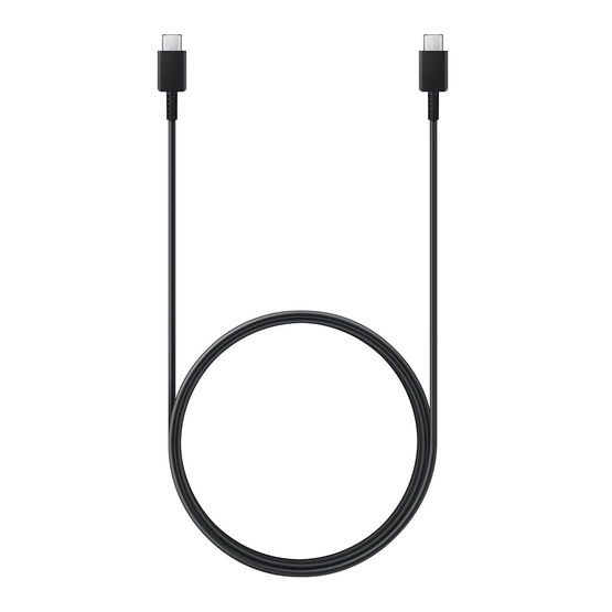 USB-C – USB-C juodas 1,8 m įkrovimo laidas