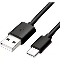 USB-C laidas Samsung, juodas, 1,5 m, keičiamas pakavimas