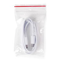 USB-C – USB-C baltas 1 m įkrovimo laidas
