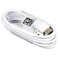 USB-C įkrovimo laidas baltos spalvos, 1,2 m ilgio