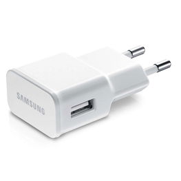 Sieninis USB-A įkroviklis Samsung, baltos spalvos, 8 W