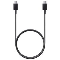 USB-C – USB-C juodas 1 m įkrovimo laidas, 3 A srovė