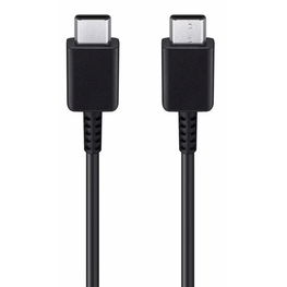 USB-C – USB-C juodas 1 m įkrovimo laidas, 3 A srovė