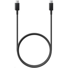 USB-C – USB-C juodas 1 m įkrovimo laidas, 5 A