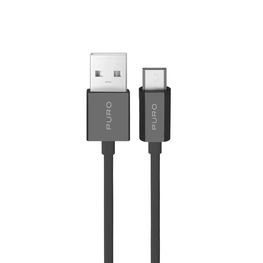 Įkrovimo ir duomenų perdavimo laidas juodas 2 m USB-A į microUSB