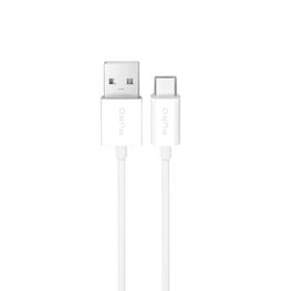 USB-C įkrovimo laidas 2 m ilgio, baltas, 10 W galios